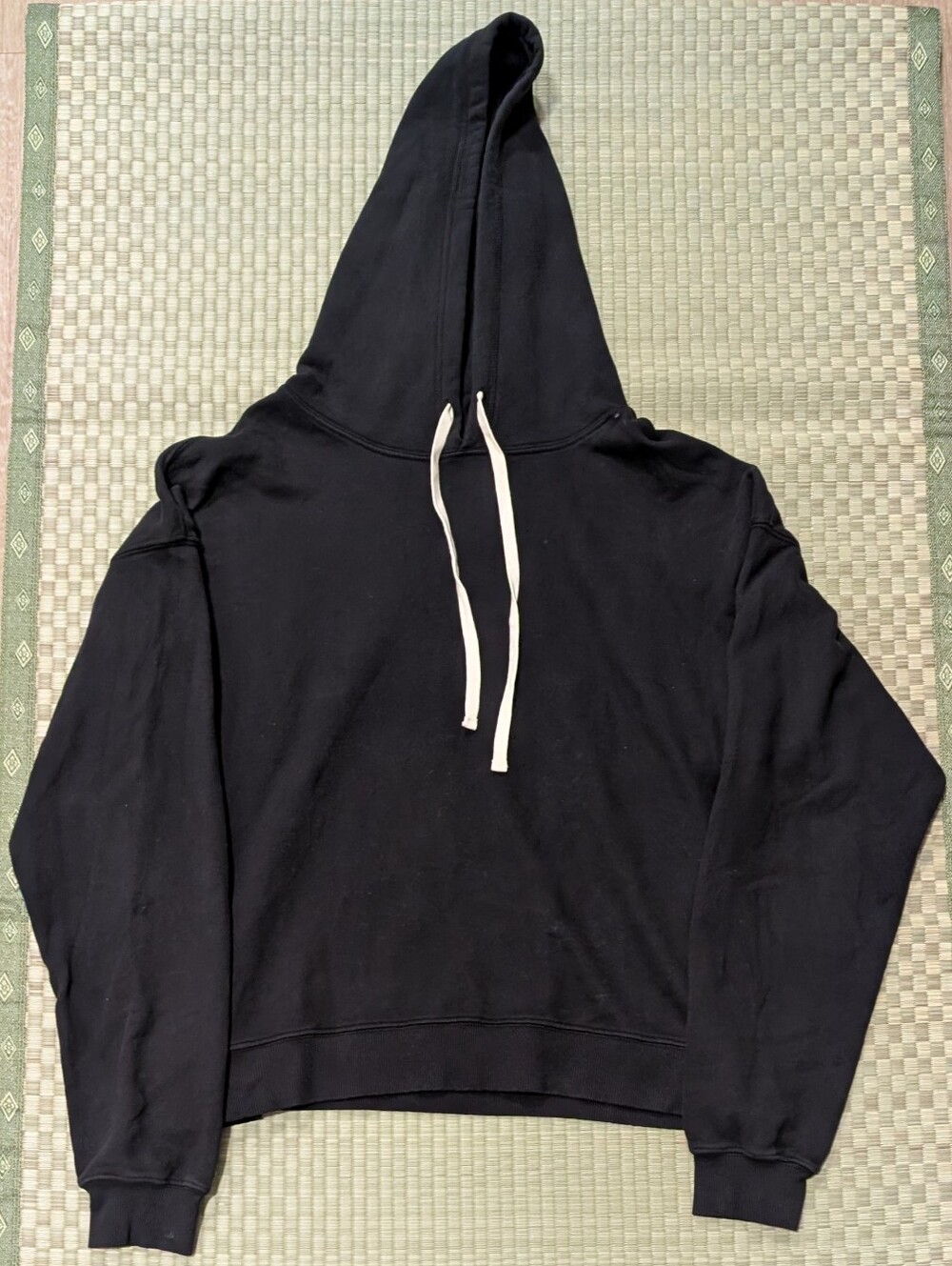Billy Los Angeles Cloud Garment Dyed Loopback Cotton Hoodie Black Men's Size Sm